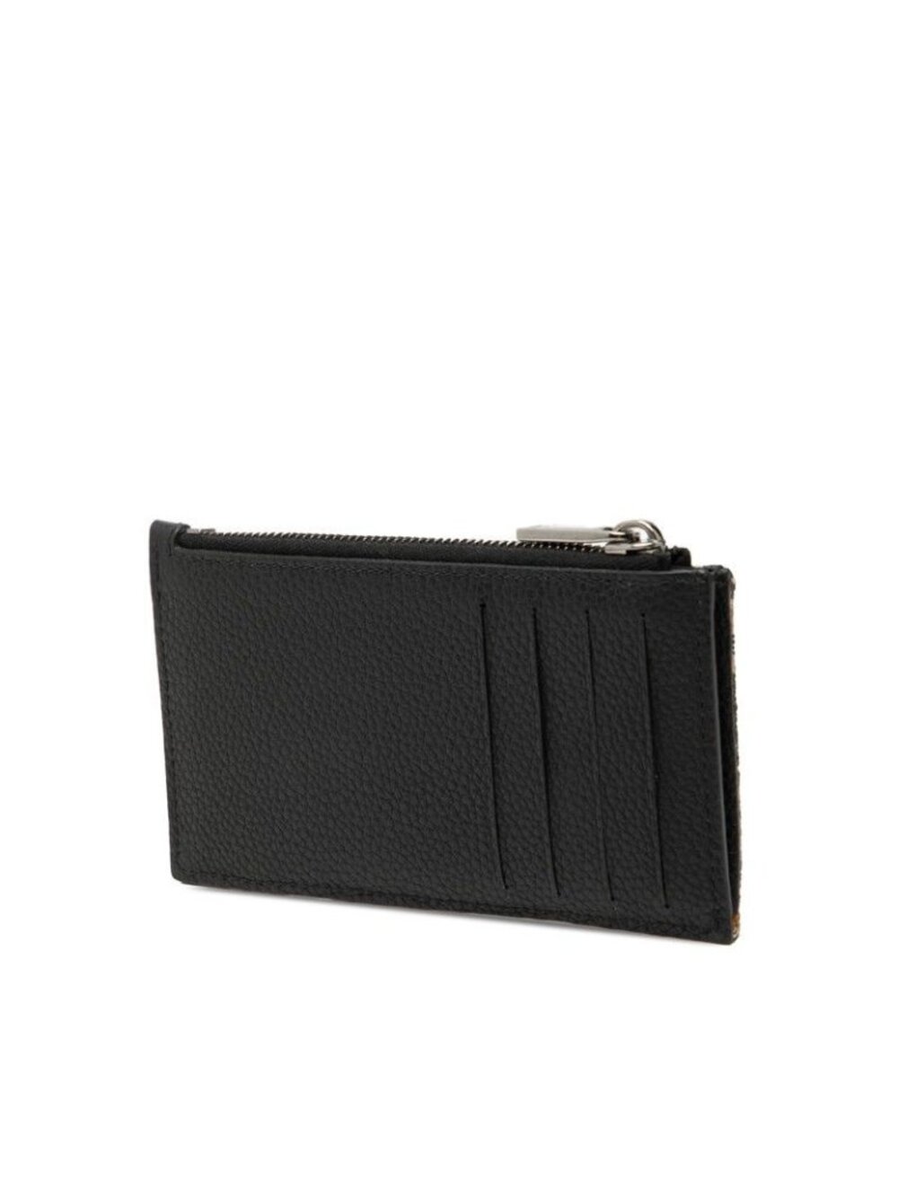 Dior Oblique Zip Card Holder Coin Case Fragment Beige Navy Jacquard - Picture 2 of 6
